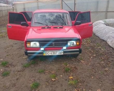 Красный ВАЗ 2105, объемом двигателя 1.45 л и пробегом 50 тыс. км за 1156 $, фото 1 на Automoto.ua