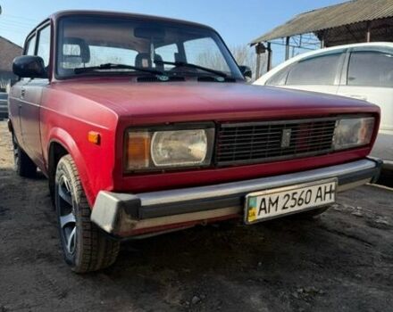 Красный ВАЗ 2105, объемом двигателя 1.3 л и пробегом 99 тыс. км за 1300 $, фото 1 на Automoto.ua