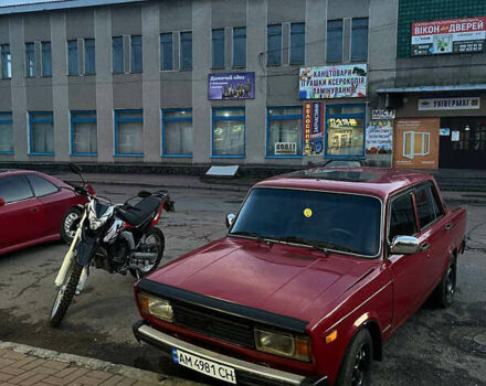Красный ВАЗ 2105, объемом двигателя 1.2 л и пробегом 274 тыс. км за 850 $, фото 1 на Automoto.ua
