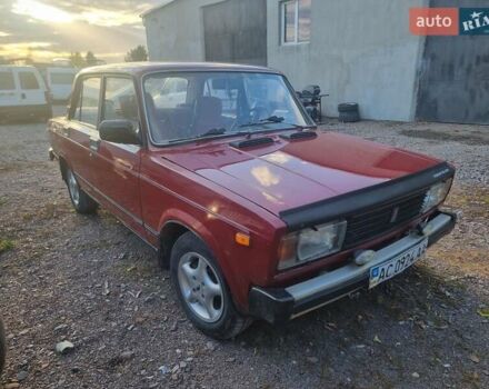 Красный ВАЗ 2105, объемом двигателя 1.5 л и пробегом 55 тыс. км за 750 $, фото 1 на Automoto.ua