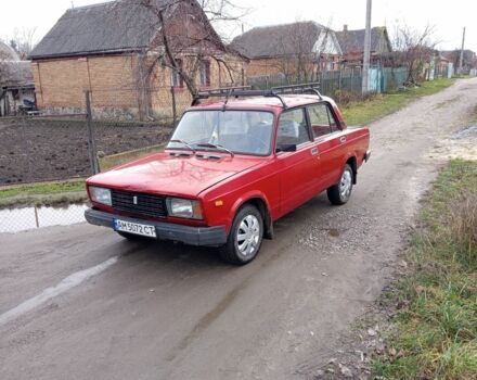 Червоний ВАЗ 2105, об'ємом двигуна 2 л та пробігом 200 тис. км за 709 $, фото 1 на Automoto.ua