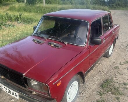 Красный ВАЗ 2105, объемом двигателя 1.5 л и пробегом 80 тыс. км за 550 $, фото 1 на Automoto.ua