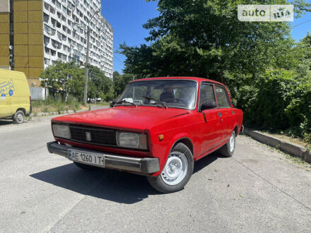Красный ВАЗ 2105, объемом двигателя 1.3 л и пробегом 75 тыс. км за 599 $, фото 1 на Automoto.ua