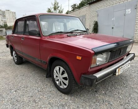Красный ВАЗ 2105, объемом двигателя 1.5 л и пробегом 200 тыс. км за 650 $, фото 1 на Automoto.ua