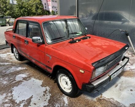 Красный ВАЗ 2105, объемом двигателя 1.2 л и пробегом 100 тыс. км за 600 $, фото 1 на Automoto.ua
