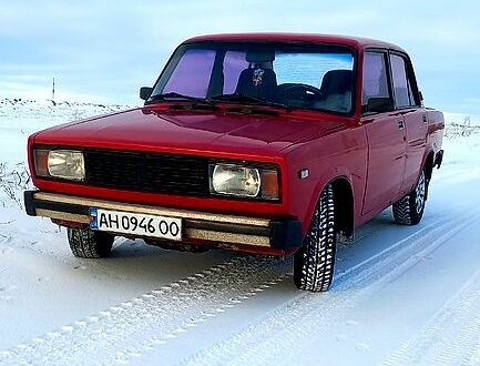 Красный ВАЗ 2105, объемом двигателя 1.3 л и пробегом 89 тыс. км за 1200 $, фото 1 на Automoto.ua