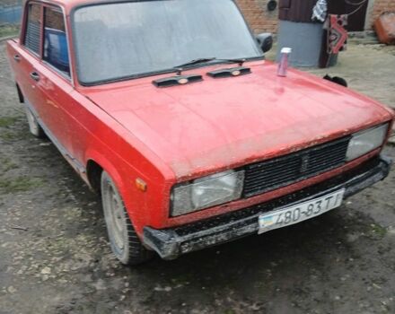 Красный ВАЗ 2105, объемом двигателя 1.3 л и пробегом 45 тыс. км за 400 $, фото 1 на Automoto.ua