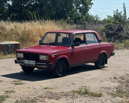 Красный ВАЗ 2105, объемом двигателя 1.5 л и пробегом 75 тыс. км за 781 $, фото 1 на Automoto.ua