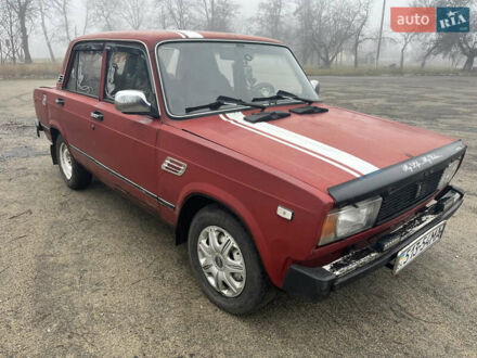 ВАЗ 2105 1996 в Катеринополе на Automoto.ua Красный ВАЗ 2105, объемом двигателя 1.5 л и пробегом 167 тыс. км за 650 $, фото 1 на Automoto.ua