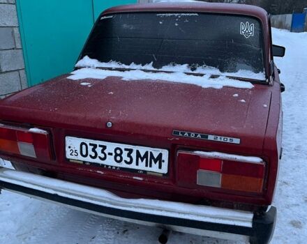 Красный ВАЗ 2105, объемом двигателя 1.5 л и пробегом 24 тыс. км за 348 $, фото 1 на Automoto.ua
