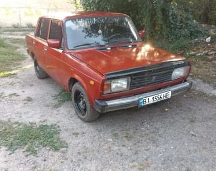 Красный ВАЗ 2105, объемом двигателя 1.5 л и пробегом 10 тыс. км за 652 $, фото 1 на Automoto.ua
