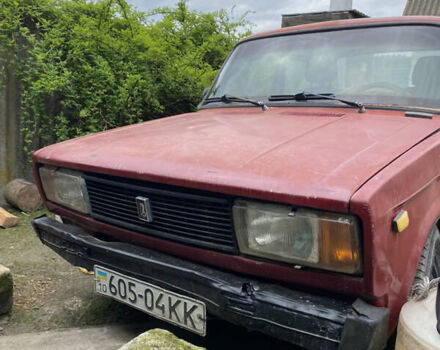 Красный ВАЗ 2105, объемом двигателя 1.5 л и пробегом 87 тыс. км за 600 $, фото 1 на Automoto.ua