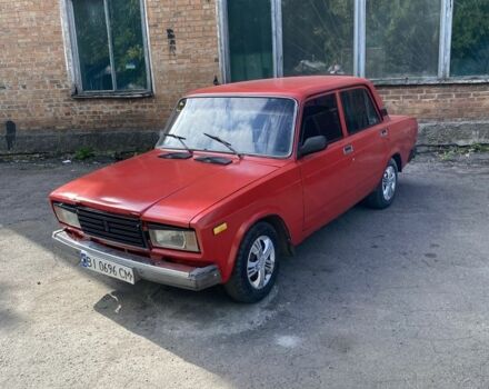 Красный ВАЗ 2105, объемом двигателя 1.5 л и пробегом 140 тыс. км за 550 $, фото 1 на Automoto.ua