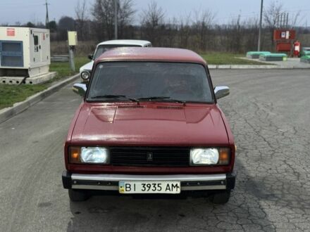 Красный ВАЗ 2105, объемом двигателя 1.5 л и пробегом 60 тыс. км за 545 $, фото 1 на Automoto.ua