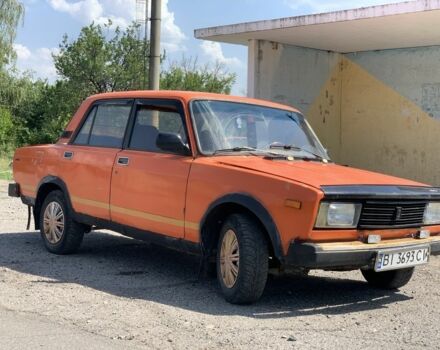 Желтый ВАЗ 2105, объемом двигателя 1.2 л и пробегом 150 тыс. км за 476 $, фото 2 на Automoto.ua