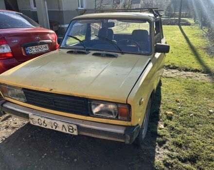Желтый ВАЗ 2105, объемом двигателя 1.3 л и пробегом 200 тыс. км за 250 $, фото 1 на Automoto.ua