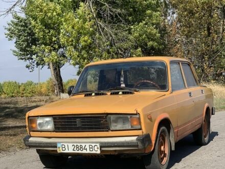 Желтый ВАЗ 2105, объемом двигателя 1.5 л и пробегом 147 тыс. км за 425 $, фото 1 на Automoto.ua
