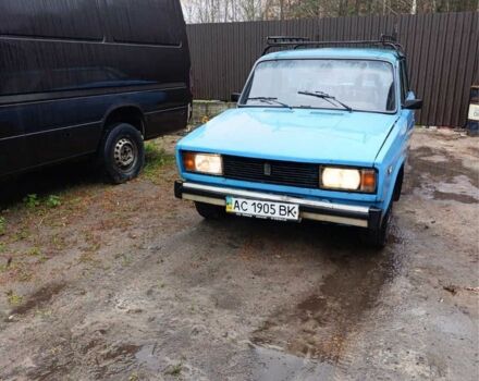 Синий ВАЗ 2105, объемом двигателя 1.3 л и пробегом 120 тыс. км за 286 $, фото 1 на Automoto.ua
