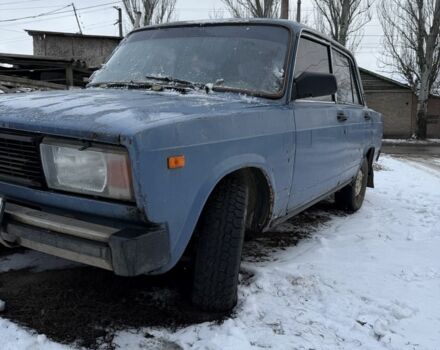 Синий ВАЗ 2105, объемом двигателя 1.5 л и пробегом 200 тыс. км за 300 $, фото 1 на Automoto.ua