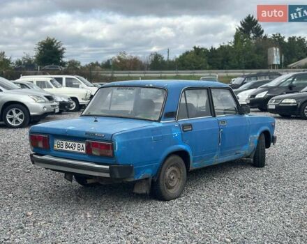 Синий ВАЗ 2105, объемом двигателя 1.29 л и пробегом 200 тыс. км за 450 $, фото 3 на Automoto.ua