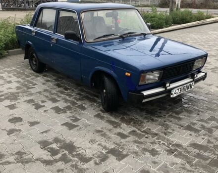 Синий ВАЗ 2105, объемом двигателя 1.5 л и пробегом 262 тыс. км за 453 $, фото 1 на Automoto.ua