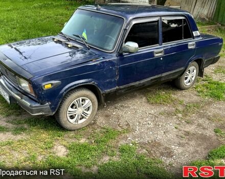 Синий ВАЗ 2105, объемом двигателя 1.5 л и пробегом 425 тыс. км за 450 $, фото 1 на Automoto.ua