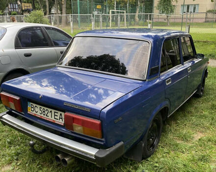 Синий ВАЗ 2105, объемом двигателя 1.3 л и пробегом 80 тыс. км за 800 $, фото 2 на Automoto.ua
