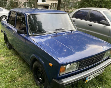 Синий ВАЗ 2105, объемом двигателя 1.3 л и пробегом 80 тыс. км за 800 $, фото 1 на Automoto.ua
