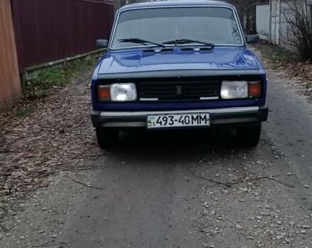 Синий ВАЗ 2105, объемом двигателя 1.3 л и пробегом 200 тыс. км за 650 $, фото 4 на Automoto.ua