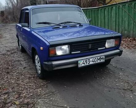 Синий ВАЗ 2105, объемом двигателя 1.3 л и пробегом 200 тыс. км за 650 $, фото 2 на Automoto.ua