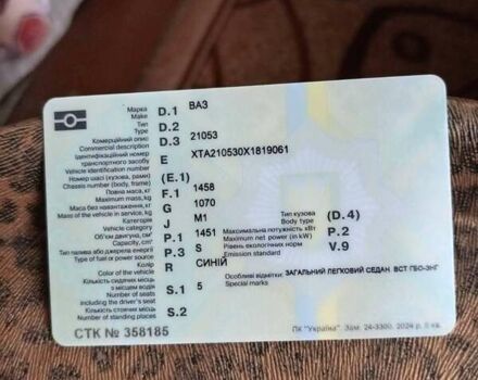 ВАЗ 2105 1999 в Шевченковом на Automoto.ua Синий ВАЗ 2105, объемом двигателя 1.5 л и пробегом 77 тыс. км за 1400 $, фото 4 на Automoto.ua