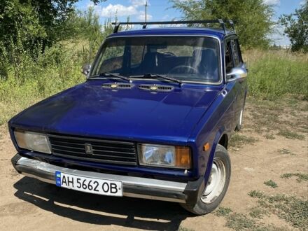 Синий ВАЗ 2105, объемом двигателя 1.3 л и пробегом 67 тыс. км за 560 $, фото 1 на Automoto.ua