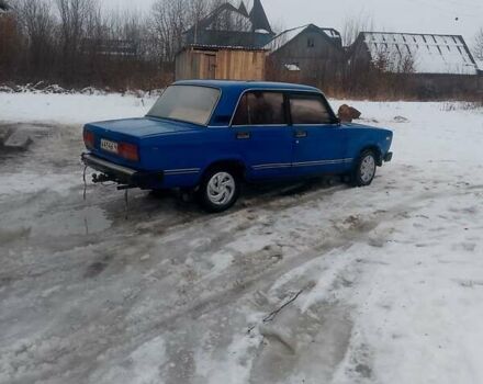 Синий ВАЗ 2105, объемом двигателя 1.5 л и пробегом 55 тыс. км за 530 $, фото 1 на Automoto.ua