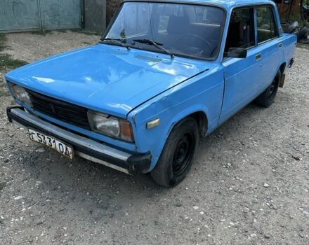 Синий ВАЗ 2105, объемом двигателя 1.3 л и пробегом 120 тыс. км за 601 $, фото 1 на Automoto.ua