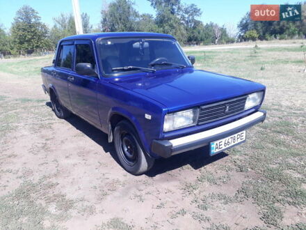 Синий ВАЗ 2105, объемом двигателя 1.3 л и пробегом 100 тыс. км за 932 $, фото 1 на Automoto.ua