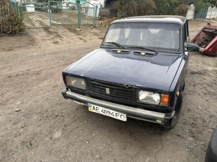 Синий ВАЗ 2105, объемом двигателя 1.3 л и пробегом 200 тыс. км за 300 $, фото 1 на Automoto.ua