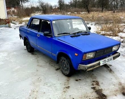 Синий ВАЗ 2105, объемом двигателя 1.3 л и пробегом 16 тыс. км за 450 $, фото 1 на Automoto.ua