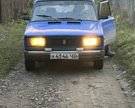 Синий ВАЗ 2105, объемом двигателя 1.5 л и пробегом 300 тыс. км за 650 $, фото 1 на Automoto.ua