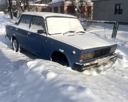 Синий ВАЗ 2105, объемом двигателя 1 л и пробегом 3 тыс. км за 450 $, фото 1 на Automoto.ua