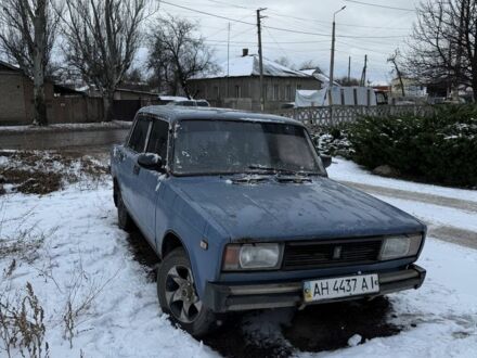 Синий ВАЗ 2105, объемом двигателя 1.5 л и пробегом 200 тыс. км за 300 $, фото 1 на Automoto.ua