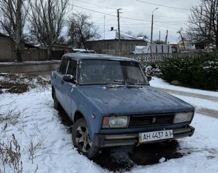 Синий ВАЗ 2105, объемом двигателя 1.5 л и пробегом 200 тыс. км за 300 $, фото 1 на Automoto.ua