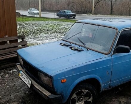 Синий ВАЗ 2105, объемом двигателя 2 л и пробегом 138 тыс. км за 349 $, фото 1 на Automoto.ua