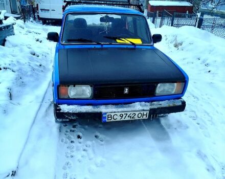 Синий ВАЗ 2105, объемом двигателя 1.3 л и пробегом 16 тыс. км за 500 $, фото 1 на Automoto.ua