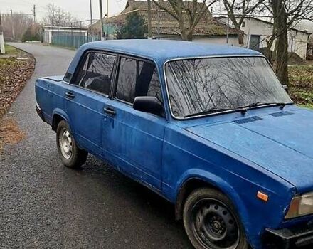 Синий ВАЗ 2105, объемом двигателя 1.3 л и пробегом 58 тыс. км за 500 $, фото 1 на Automoto.ua