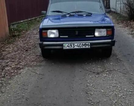 Синий ВАЗ 2105, объемом двигателя 1.3 л и пробегом 77 тыс. км за 650 $, фото 1 на Automoto.ua
