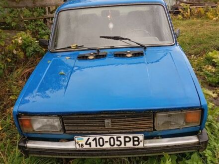 Синий ВАЗ 2105, объемом двигателя 1.3 л и пробегом 98 тыс. км за 550 $, фото 1 на Automoto.ua