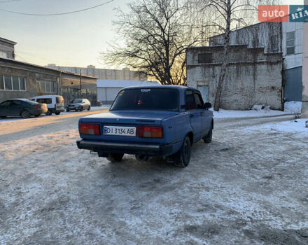 Синий ВАЗ 2105, объемом двигателя 1.5 л и пробегом 100 тыс. км за 800 $, фото 1 на Automoto.ua