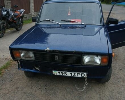 Синий ВАЗ 2105, объемом двигателя 1.3 л и пробегом 526 тыс. км за 650 $, фото 1 на Automoto.ua