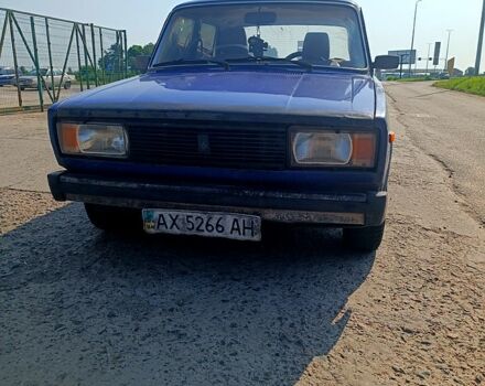 Синий ВАЗ 2105, объемом двигателя 1.3 л и пробегом 48 тыс. км за 450 $, фото 1 на Automoto.ua