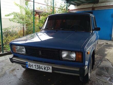 Синий ВАЗ 2105, объемом двигателя 1.2 л и пробегом 420 тыс. км за 800 $, фото 1 на Automoto.ua